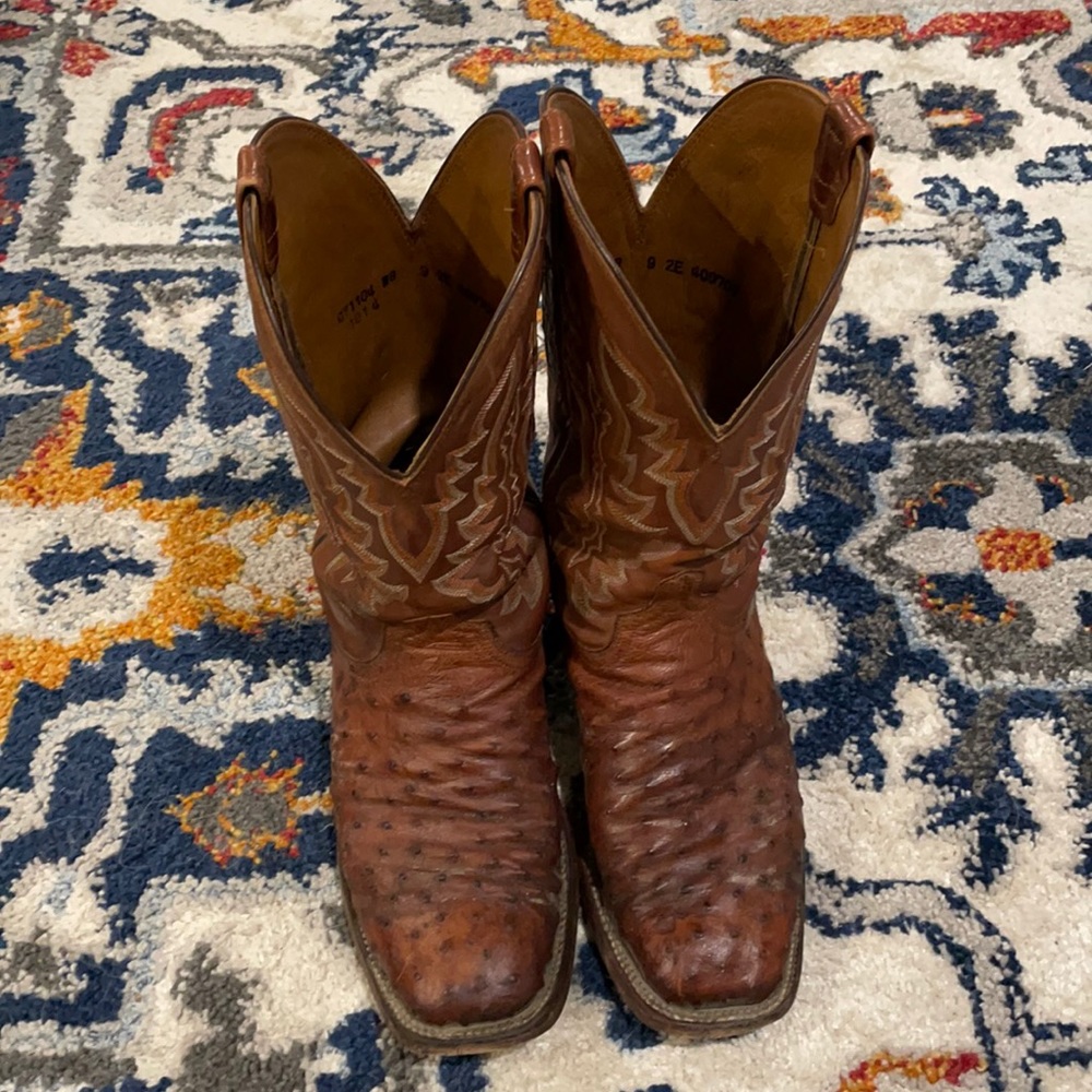 Lucchese brown cowboy boot